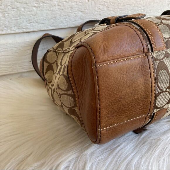 COACH Gallery Y2K Chelsea Signature Tan Brown 10986 - Picture 7 of 12